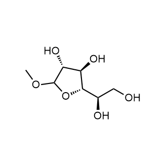 (2S,3R,4R)-2-((R)-1,2-dihydroxyethyl)-5-methoxytetrahydrofuran-3,4-diol Chemical Structure