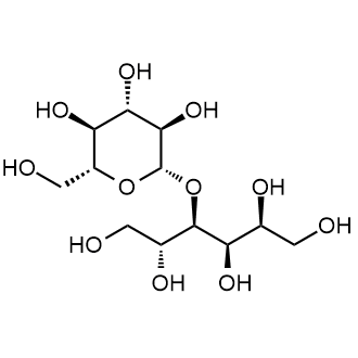 (2S,3R,4R,5R)-4-(((2S,3R,4S,5S,6R)-3,4,5-trihydroxy-6-(hydroxymethyl)tetrahydro-2H-pyran-2-yl)oxy)hexane-1,2,3,5,6-pentaol التركيب الكيميائي