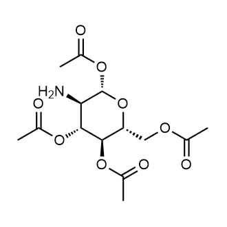 (2S,3R,4R,5S,6R)-6-(acetoxymethyl)-3-aminotetrahydro-2H-pyran-2,4,5-triyl triacetate Chemical Structure