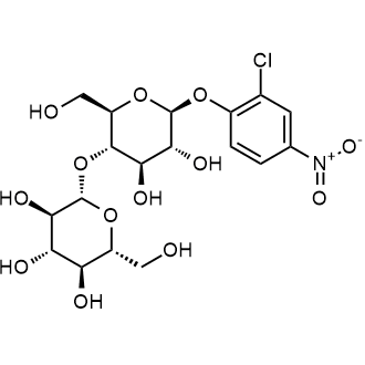 (2S,3R,4S,5S,6R)-2-(((2R,3S,4R,5R,6S)-6-(2-chloro-4-nitrophenoxy)-4,5-dihydroxy-2-(hydroxymethyl)tetrahydro-2H-pyran-3-yl)oxy)-6-(hydroxymethyl)tetrahydro-2H-pyran-3,4,5-triol Chemical Structure