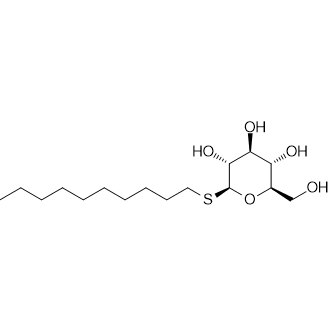 (2S,3R,4S,5S,6R)-2-(Decylthio)-6-(hydroxymethyl)tetrahydro-2H-pyran-3,4,5-triol Chemical Structure