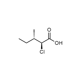 (2S,3S)-2-Chloro-3-methylvaleric Acid التركيب الكيميائي