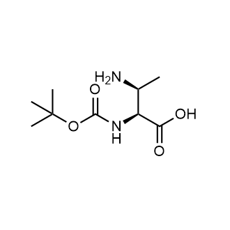 (2S,3S)-3-Amino-2-((tert-butoxycarbonyl)amino)butanoic acid Chemical Structure