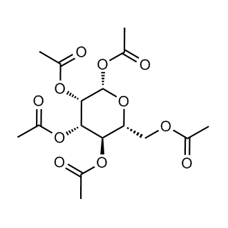 (2S,3S,4S,5R,6R)-6-(Acetoxymethyl)tetrahydro-2H-pyran-2,3,4,5-tetrayl tetraacetate Chemical Structure