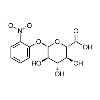 (2S,3S,4S,5R,6S)-3,4,5-trihydroxy-6-(2-nitrophenoxy)tetrahydro-2H-pyran-2-carboxylic acid 化学構造