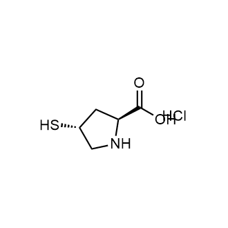 (2S,4R)-4-Sulfanylpyrrolidine-2-carboxylic acid hydrochloride Chemical Structure