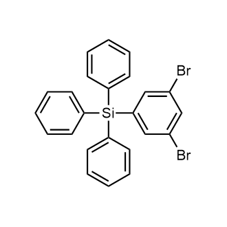 (3,5-Dibromophenyl)triphenylsilane Chemical Structure