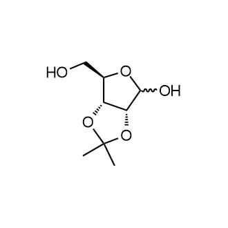 (3aR,6R,6aR)-6-(hydroxymethyl)-2,2-dimethyltetrahydrofuro[3,4-d][1,3]dioxol-4-ol Chemical Structure