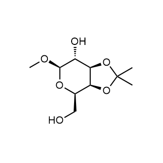 (3AS,4R,6R,7R,7aR)-4-(hydroxymethyl)-6-methoxy-2,2-dimethyltetrahydro-4H-[1,3]dioxolo[4,5-c]pyran-7-ol Chemical Structure