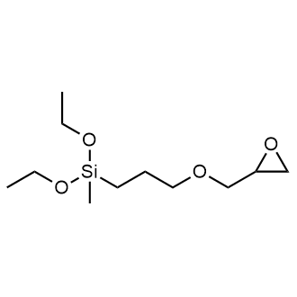 (3-Glycidoxypropyl)methyldiethoxysilane 化学構造