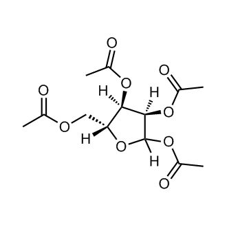 (3R,4R,5R)-5-(Acetoxymethyl)tetrahydrofuran-2,3,4-triyl triacetate Chemical Structure