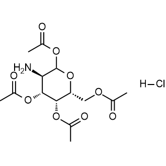 (3R,4R,5R,6R)-6-(acetoxymethyl)-3-aminotetrahydro-2H-pyran-2,4,5-triyl triacetate hydrochloride Chemical Structure