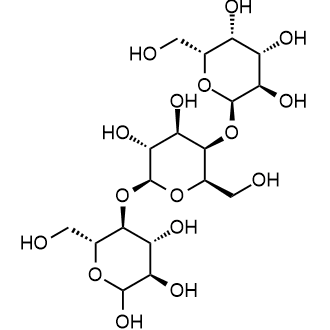 (3R,4R,5S,6R)-5-(((2S,3R,4R,5R,6R)-3,4-dihydroxy-6-(hydroxymethyl)-5-(((2R,3R,4S,5R,6R)-3,4,5-trihydroxy-6-(hydroxymethyl)tetrahydro-2H-pyran-2-yl)oxy)tetrahydro-2H-pyran-2-yl)oxy)-6-(hydroxymethyl)tetrahydro-2H-pyran-2,3,4-triol Chemische Struktur