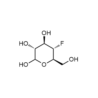 (3R,4R,5S,6R)-5-fluoro-6-(hydroxymethyl)tetrahydro-2H-pyran-2,3,4-triol 化学構造