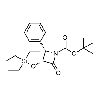 (3R,4S)-tert-Butyl 2-oxo-4-phenyl-3-(triethylsilyloxy)azetidine-1-carboxylate التركيب الكيميائي