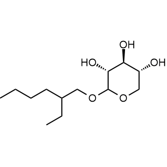 (3R,4S,5R)-2-((2-ethylhexyl)oxy)tetrahydro-2H-pyran-3,4,5-triol Chemical Structure