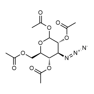 (3R,4S,5S,6R)-6-(acetoxymethyl)-4-azidotetrahydro-2H-pyran-2,3,5-triyl triacetate Chemical Structure