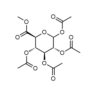 (3R,4S,5S,6S)-6-(Methoxycarbonyl)tetrahydro-2H-pyran-2,3,4,5-tetrayl tetraacetate Chemical Structure