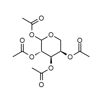 (3S,4R,5R)-Tetrahydro-2H-pyran-2,3,4,5-tetrayl tetraacetate Chemische Struktur