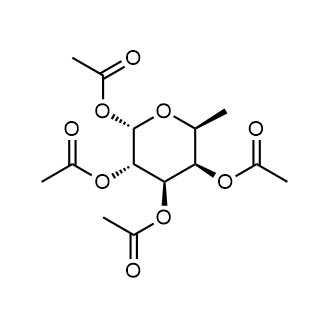 (3S,4R,5R,6S)-6-Methyltetrahydro-2H-pyran-2,3,4,5-tetrayl tetraacetate Chemische Struktur