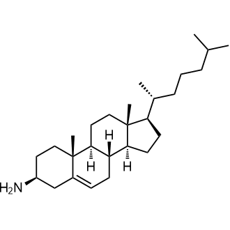 (3S,8S,9S,10R,13R,14S,17R)-10,13-dimethyl-17-((R)-6-methylheptan-2-yl)-2,3,4,7,8,9,10,11,12,13,14,15,16,17-tetradecahydro-1H-cyclopenta[a]phenanthren-3-amine Chemical Structure