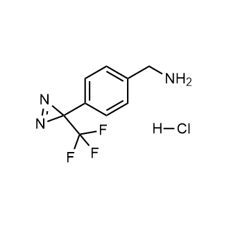 (4-(3-(Trifluoromethyl)-3H-diazirin-3-yl)phenyl)methanamine hydrochloride Chemische Struktur