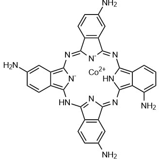 (4,4′,4′′,4′′′-Tetraaminophthalocyaninato)cobalt التركيب الكيميائي