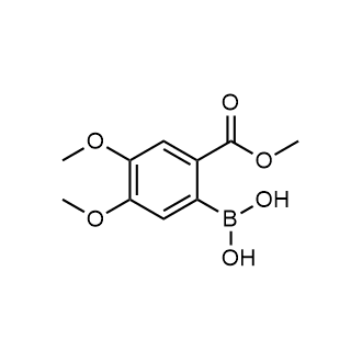 (4,5-Dimethoxy-2-(methoxycarbonyl)phenyl)boronic acid Chemische Struktur