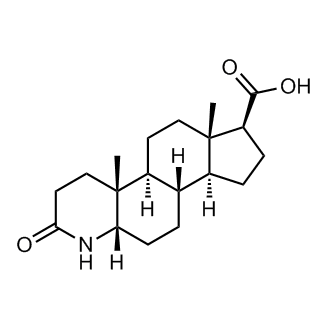 (4aR,4bS,6aS,7S,9aS,9bS,11aS)-4a,6a-dimethyl-2-oxohexadecahydro-1H-indeno[5,4-f]quinoline-7-carboxylic acid Chemical Structure