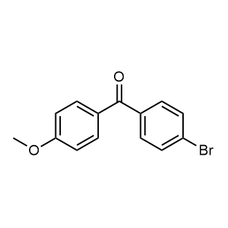 (4-Bromophenyl)(4-methoxyphenyl)methanone Chemical Structure