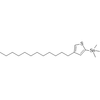 (4-Dodecyl-2-thienyl)trimethylstannane Chemical Structure