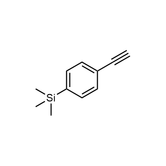 (4-Ethynylphenyl)trimethylsilane Chemical Structure