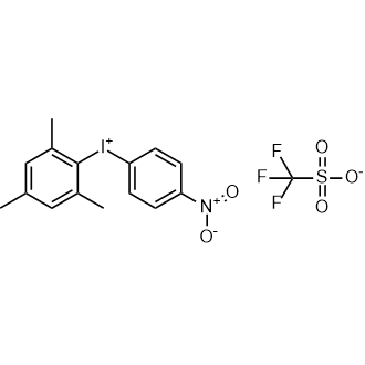 (4-Nitrophenyl)(2,4,6-trimethylphenyl)iodonium triflate Chemical Structure