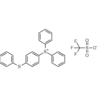 (4-Phenylthiophenyl)diphenylsulfonium trifluoromethanesulfonate Chemical Structure