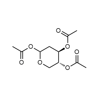 (4R,5R)-tetrahydro-2H-pyran-2,4,5-triyl triacetate Chemical Structure