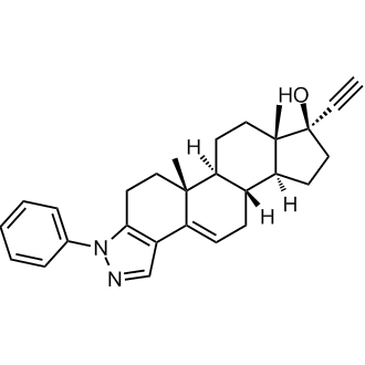 (5aR,5bS,7aS,8R,10aS,10bR)-8-Ethynyl-5a,7a-dimethyl-3-phenyl-3,4,5,5a,5b,6,7,7a,8,9,10,10a,10b,11-tetradecahydrocyclopenta[5,6]naphtho[2,1-e]indazol-8-ol التركيب الكيميائي