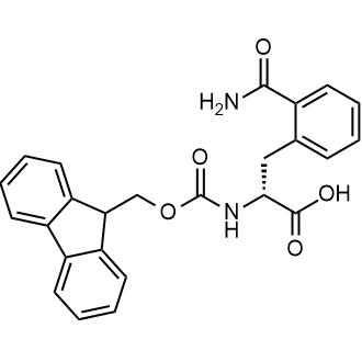 (9H-Fluoren-9-yl)MethOxy]Carbonyl D-2-Carbamoylphe Chemical Structure