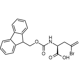 (9H-Fluoren-9-yl)MethOxy]Carbonyl L-2-Amino-4-bromo-4-pentenoic acid Chemical Structure