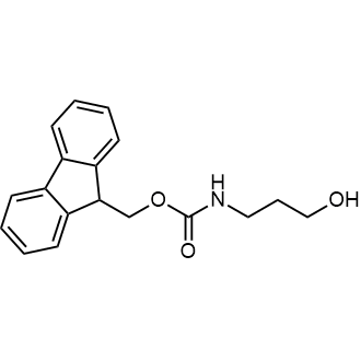 (9H-Fluoren-9-yl)methyl (3-hydroxypropyl)carbamate Chemische Struktur