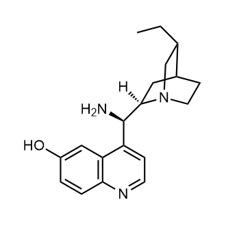 (9R)-9-Amino-10,11-dihydrocinchonan-6'-ol 化学構造