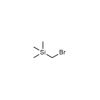 (Bromomethyl)trimethylsilane 化学構造