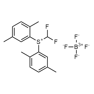 (Difluoromethyl)bis(2,5-dimethylphenyl)sulfonium tetrafluoroborate Chemical Structure