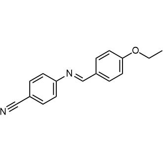 (E)-4-((4-Ethoxybenzylidene)amino)benzonitrile Chemical Structure