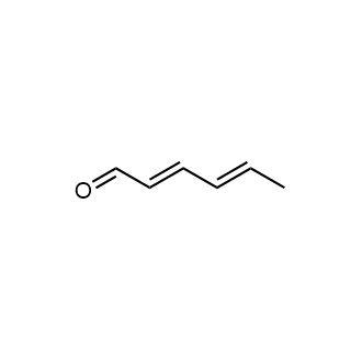 (E,E)-2,4-Hexadienal Chemical Structure