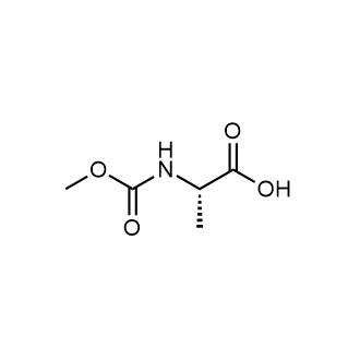 (Methoxycarbonyl)-L-alanine التركيب الكيميائي