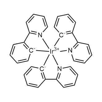 (OC-6-21)-Tris[2-(2-pyridinyl-κN)phenyl-κC]iridium Chemical Structure