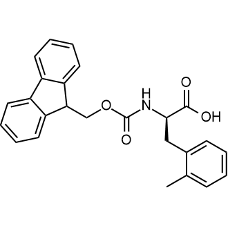 (R)-2-((((9H-Fluoren-9-yl)methoxy)carbonyl)amino)-3-(o-tolyl)propanoic acid 化学構造