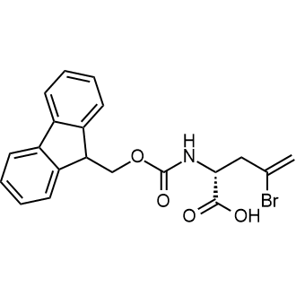 (R)-2-((((9H-Fluoren-9-yl)methoxy)carbonyl)amino)-4-bromopent-4-enoic acid Chemical Structure