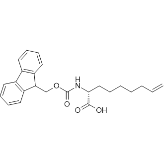 (R)-2-((((9H-Fluoren-9-yl)methoxy)carbonyl)amino)non-8-enoic acid Chemical Structure