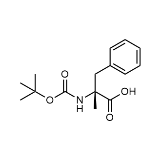 (R)-2-((tert-Butoxycarbonyl)amino)-2-methyl-3-phenylpropanoic acid Chemical Structure